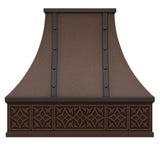 Spanish Colonial Revival Copper Range Hood