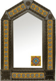 Tin Tile Mirror "Cupula Yellow"