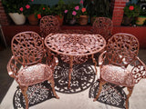 traditional patio dining set