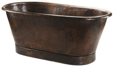 copper bathtub