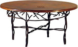 country style copper table
