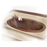 drop-in copper bathtub