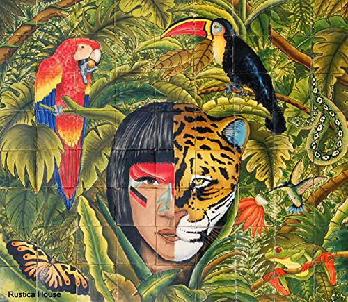 Wall Talavera Mural 'The Jungle'