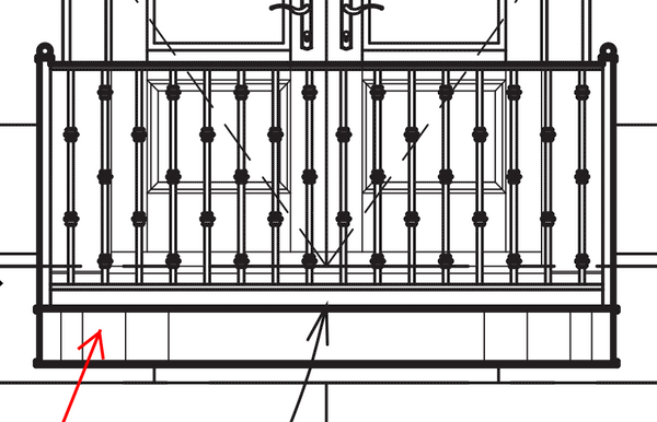 custom wrought iron balcony