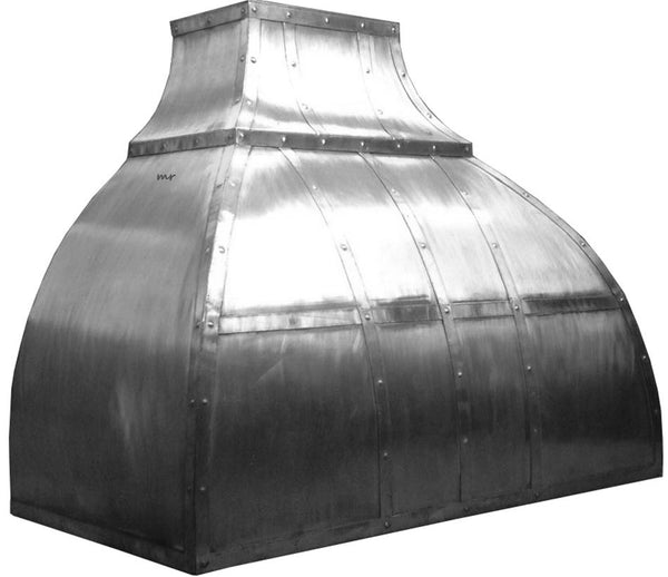 custom produced zinc oven hood