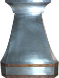 custom handmade zinc cooker hood