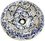 French round vessel sink from Mexico