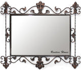 traditional iron mirror