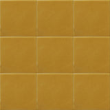 mustard yellow ceramic tiles from Mexico