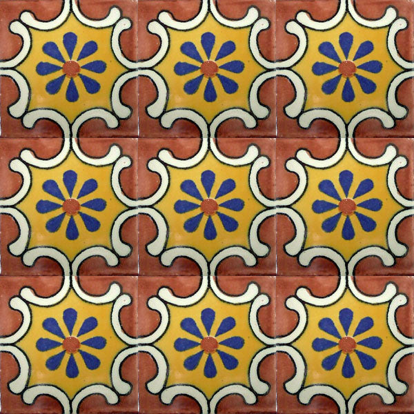 old European talavera tile