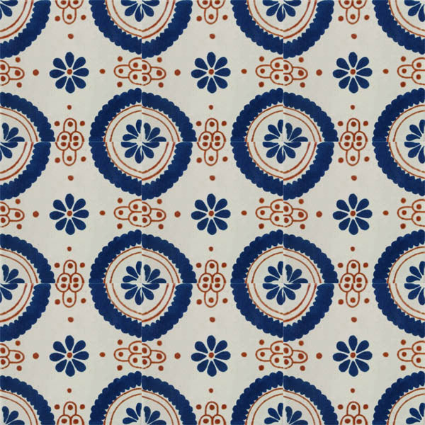 blue terracotta talavera tile