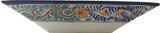 Southern rectangular talavera vessel sink