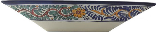 Southern rectangular talavera vessel sink