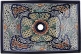 custom talavera bathroom vessel sink