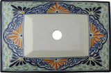 mexican talavera vessel sink