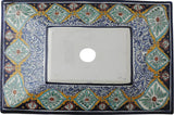 old European talavera vessel sink