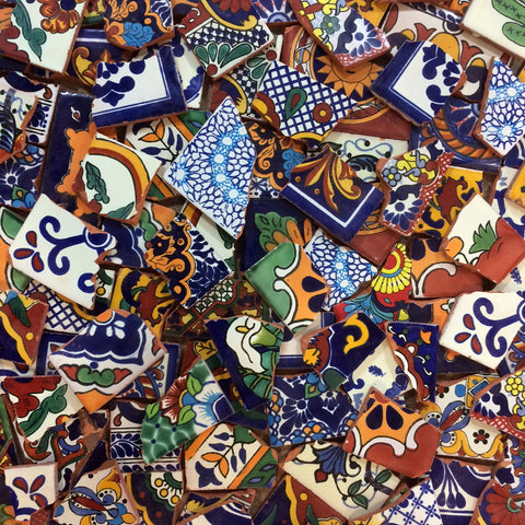 Broken Mexican Mosaic Tiles