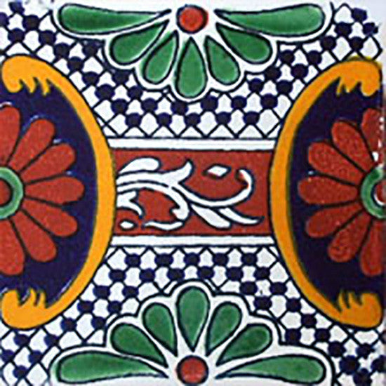terra cotta cobalt mexican ceramic tile