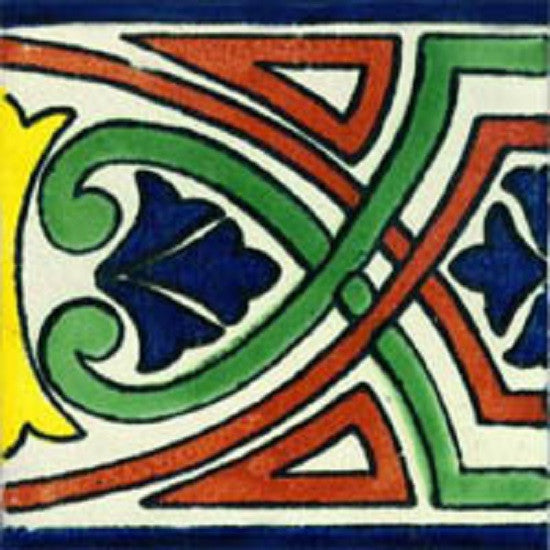 green terra cotta mexican ceramic tile