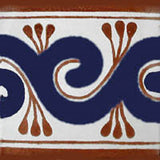 cobalt mexican ceramic tile