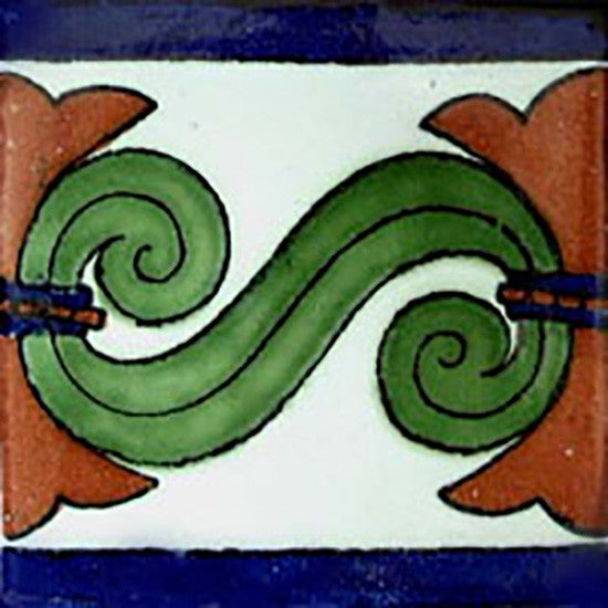 country mexican ceramic tile