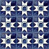 traditional cobalt talavera tile