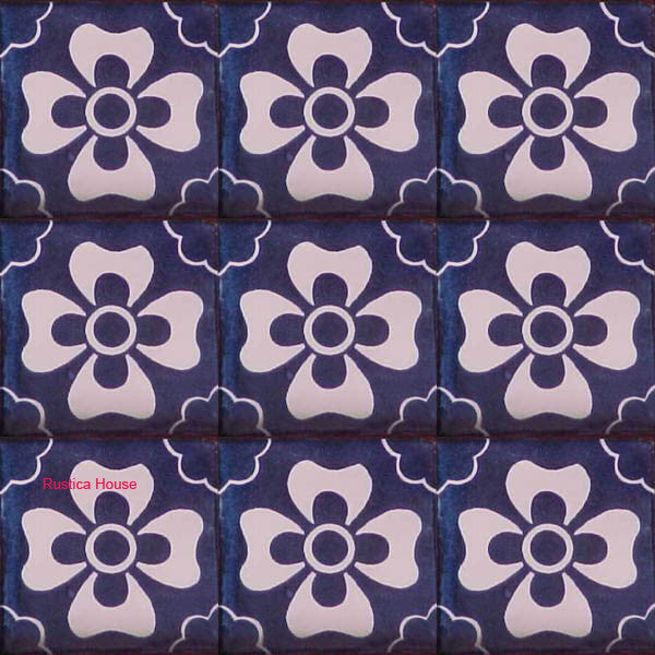 mexican white talavera tile