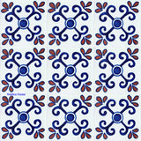 old world blue talavera tile