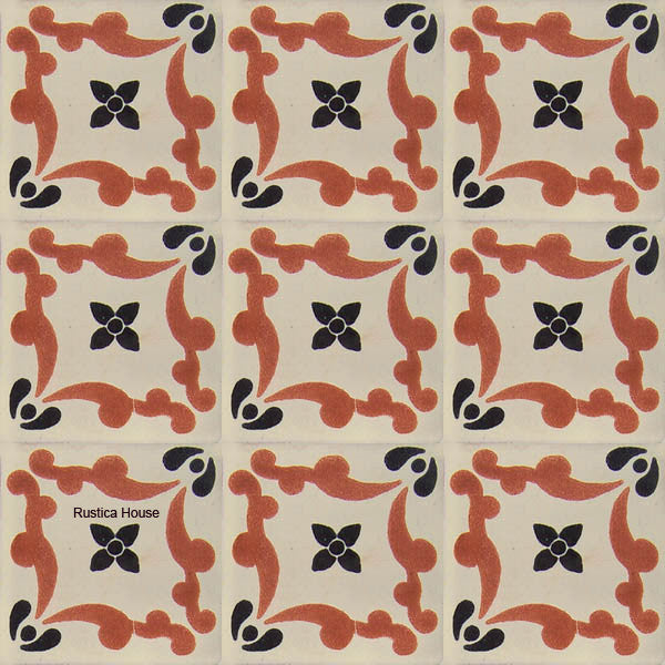 mexican terracotta talavera tile