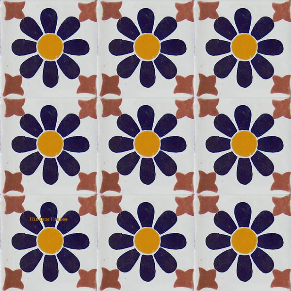 colonial blue talavera tile