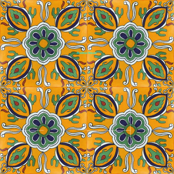 colonial yellow talavera tile