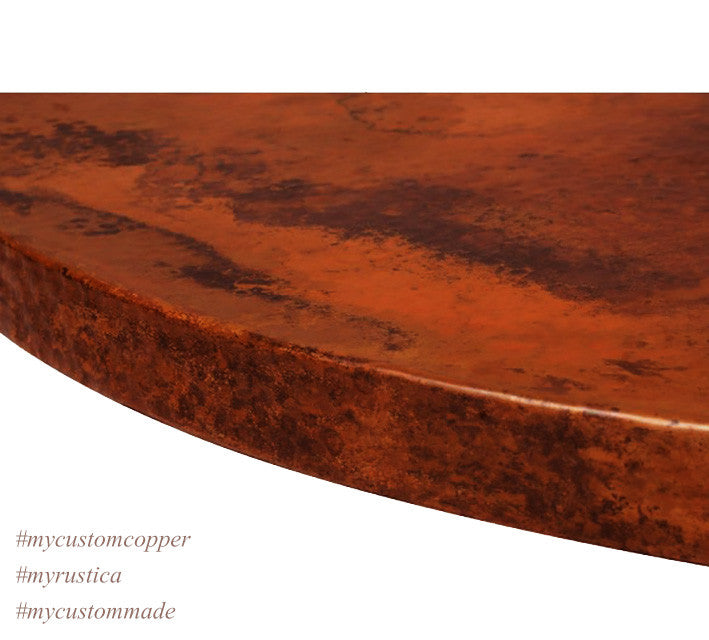 Custom Copper Tabletops "Canonita"