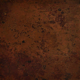 rustic copper tub dark patina