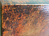 copper tabletop detail
