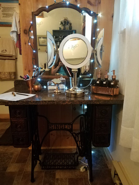 custom wrought iron mirror