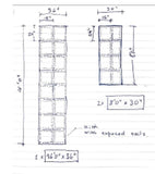 custom zinc bar counter-tops dimensions