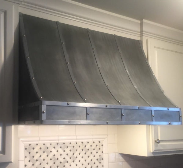 Custom 42" Zinc Vent Hood