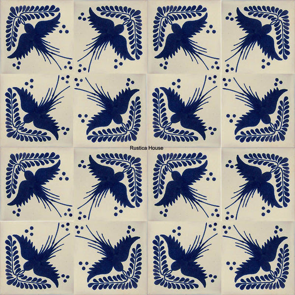 rustic cobalt talavera tile