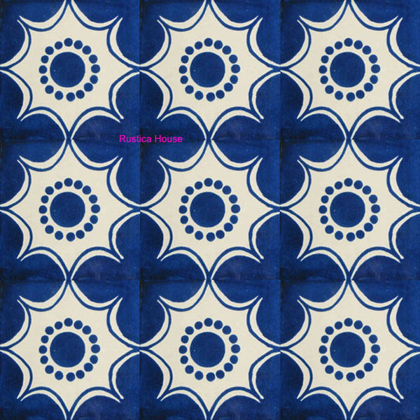 contemporary white talavera tile