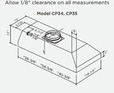 Specifications of Best Range Hood insert CP351309SB