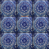 colonial blue talavera tile