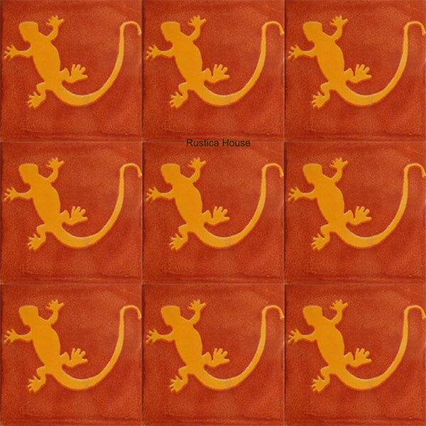 mexican yellow talavera tile