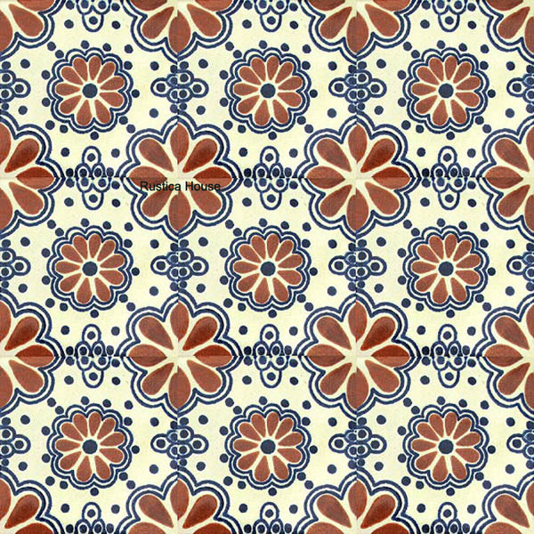 country terra cotta talavera tile