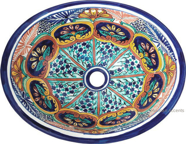 traditional talavera bathroom sink