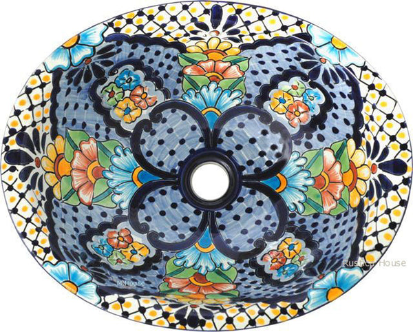 colonial talavera bathroom sink