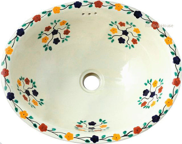 colonial green talavera bathroom sink