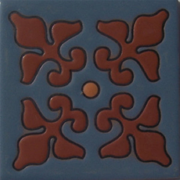 relief tile genuine dark brown