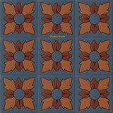 high relief tiles country style brown
