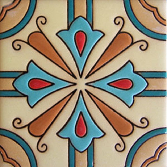 relief tile custom brown