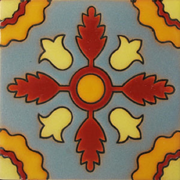 relief tile traditional yellow